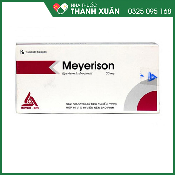 Thuốc Meyerison 50mg giảm trương lực cơ